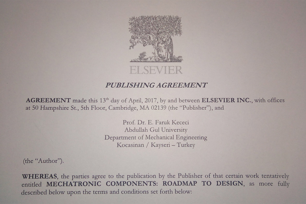 Abdullah Gül Üniversitesi Adresli İlk Uluslararası Kitap...